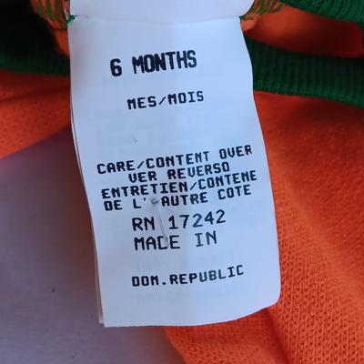Halloween 6-month Jog Togs sweatsuit outfit glow in the dark Perfect for your little Pumpkin