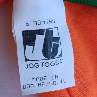 Halloween 6-month Jog Togs sweatsuit outfit glow in the dark Perfect for your little Pumpkin
