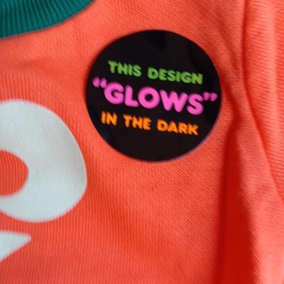 Halloween 6-month Jog Togs sweatsuit outfit glow in the dark Perfect for your little Pumpkin