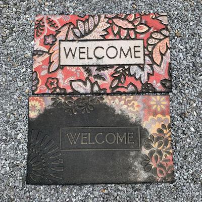 Patio Table with Welcome Mats & Rug (FP-HS)