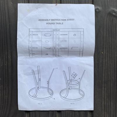 Patio Table with Welcome Mats & Rug (FP-HS)