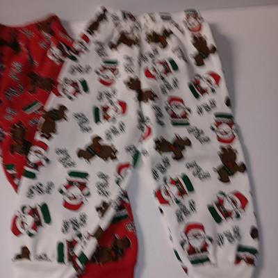 Two Pair of Christmas themed Toddler sweatpants Size 18 months and 2T
