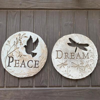 Garden Stones & a Woodstock Chimes Wind Chime (FP-HS)