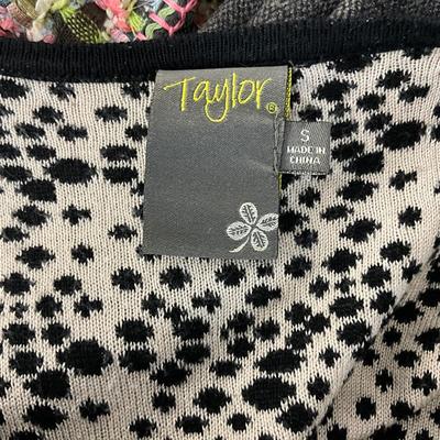 616 Taylor Black & White Dress Small