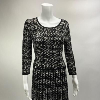 616 Taylor Black & White Dress Small