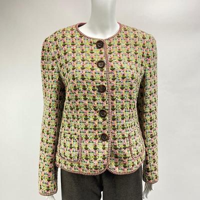 617 Rena Lange Woven Blazer Max Mara Wool Trousers