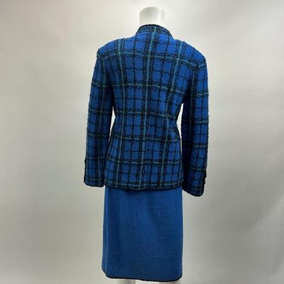 Lot 627 Cardiere et Cie Blue Knit Suit