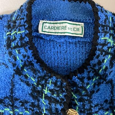 Lot 627 Cardiere et Cie Blue Knit Suit