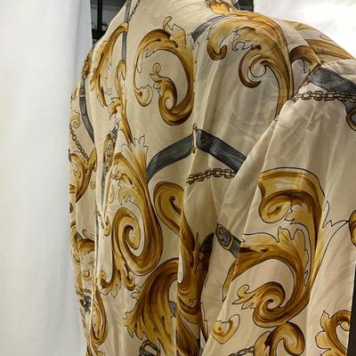 618 August Silk Retro Work Outfit Medium