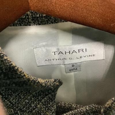 Lot 633 Donna Degnan Black Skirt & Tahari Brown/Tan/White Blazer