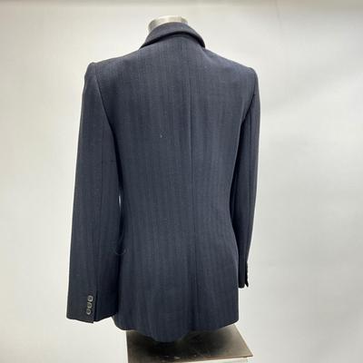 Lot 637 Giorgio Armani Navy Blue Suit Jacket Size 42