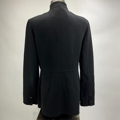 Lot 640 Giorgio Armani High Collar Black Blazer/Jacket  â€œ Classic Style â€œ Size 44