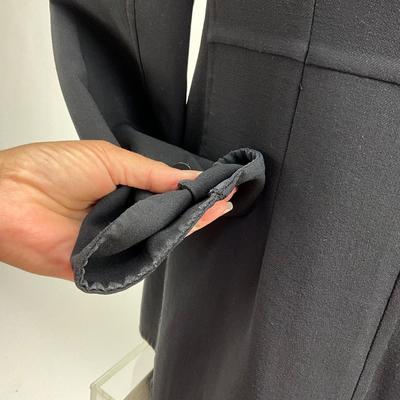 Lot 640 Giorgio Armani High Collar Black Blazer/Jacket  â€œ Classic Style â€œ Size 44