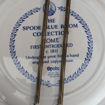 2 Lovely Spode Blue Room Collection Plates
