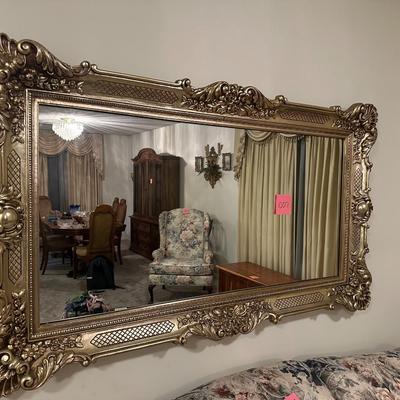 Large Rectangular Mirror with Composite Frame