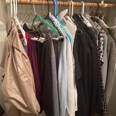 All Women's clothing in Master Closet