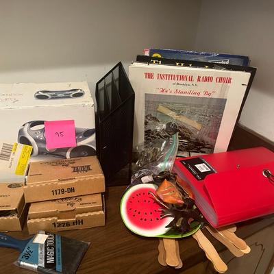 Boombox, Records and other Misc items