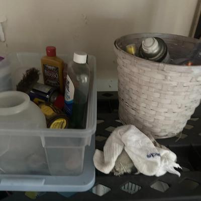 Plastic Shelf and all items