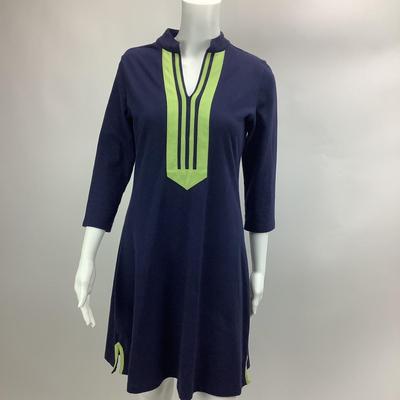 656 Duffield Lane Blue Green Dress