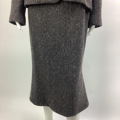 660 Ralph Lauren Brown Jacket & Skirt Suit