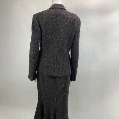 660 Ralph Lauren Brown Jacket & Skirt Suit