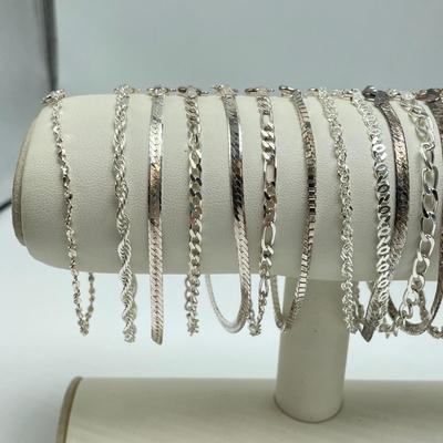 Traditional Sterling Bracelets & Chains (B4-SS)