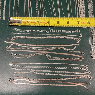 Traditional Sterling Bracelets & Chains (B4-SS)