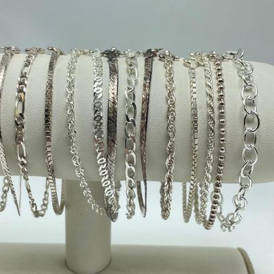 Traditional Sterling Bracelets & Chains (B4-SS)