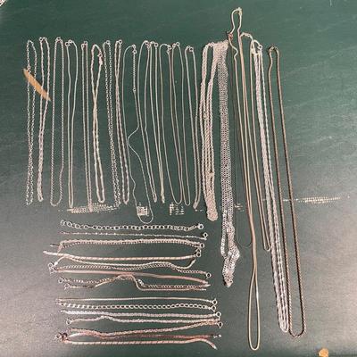 Traditional Sterling Bracelets & Chains (B4-SS)