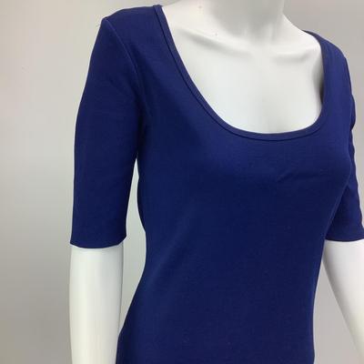 674 Ralph Lauren Blue Knit Dress