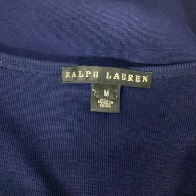 674 Ralph Lauren Blue Knit Dress