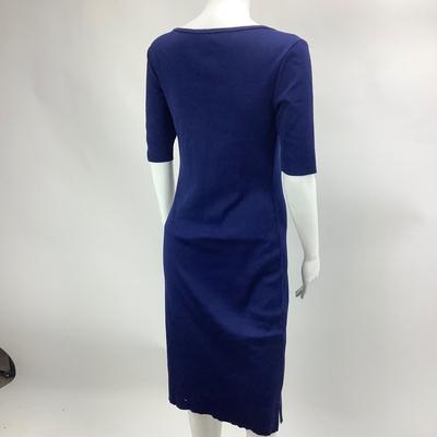 674 Ralph Lauren Blue Knit Dress
