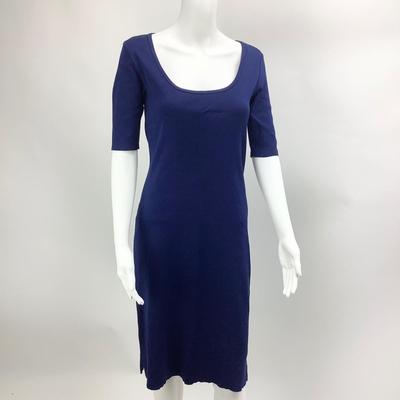 674 Ralph Lauren Blue Knit Dress