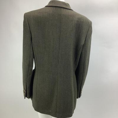 Lot 665 Carlisle retro â€˜80â€™s Green blazer/Jacket 100% Wool