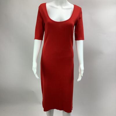 675 Ralph Lauren Red Knit Dress