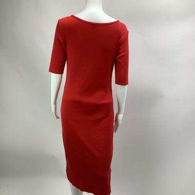 675 Ralph Lauren Red Knit Dress