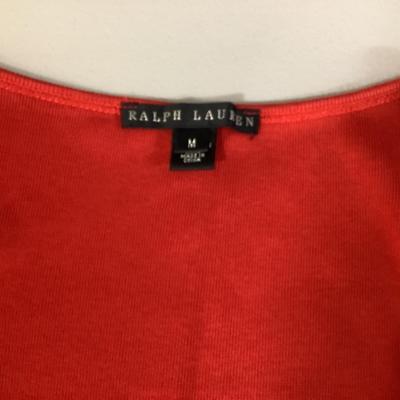 675 Ralph Lauren Red Knit Dress