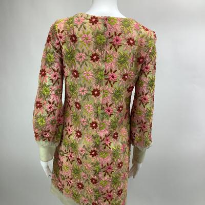 Lot 666 CeCi of California Vintage 1960â€™s Embroidered Dress