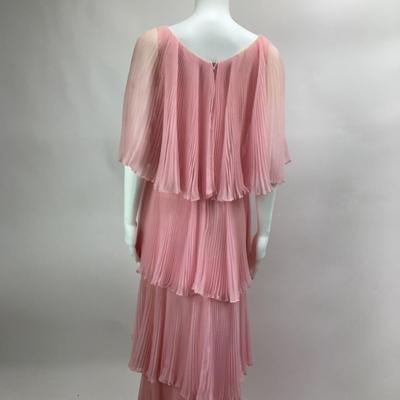 Lot 668 Vintage Richilene â€œ Pretty in Pink â€œ Formal Party Dress 70â€™s