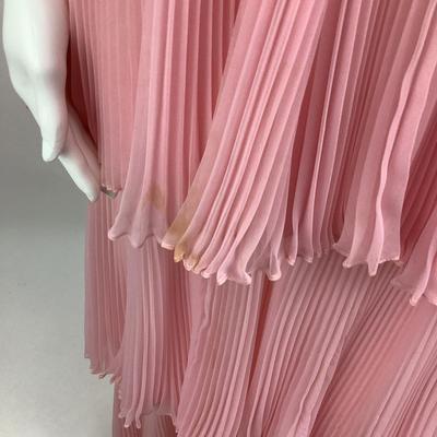 Lot 668 Vintage Richilene â€œ Pretty in Pink â€œ Formal Party Dress 70â€™s