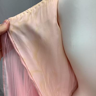 Lot 668 Vintage Richilene â€œ Pretty in Pink â€œ Formal Party Dress 70â€™s