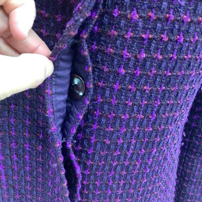 Lot 669 Dana BUCHMAN Purple Blazer