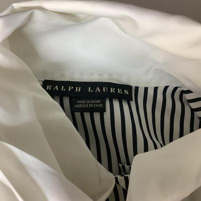 Lot 670 Ralph Lauren Black Label Black/White Blouse Size 12