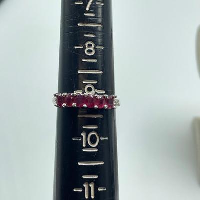 Rubies! Rings, Earrings & Bracelets on 925 (B4-SS)