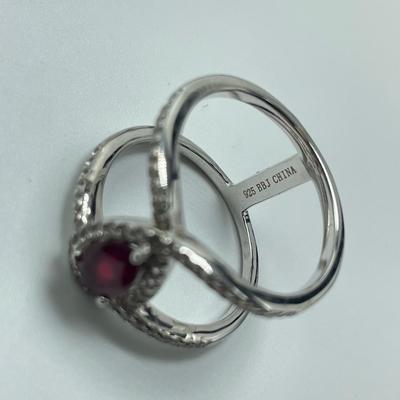 Rubies! Rings, Earrings & Bracelets on 925 (B4-SS)