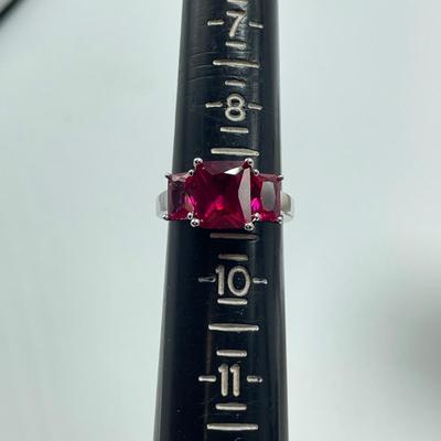 Rubies! Rings, Earrings & Bracelets on 925 (B4-SS)