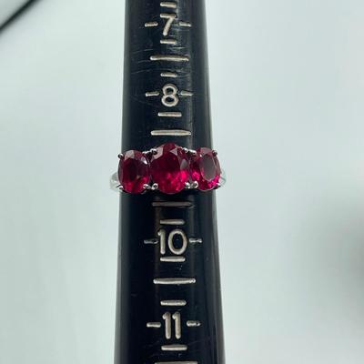 Rubies! Rings, Earrings & Bracelets on 925 (B4-SS)