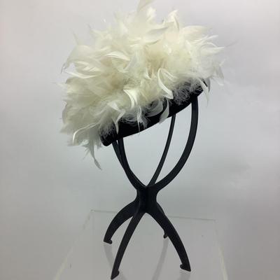 Lot 682 White Ostrich Feather Cap