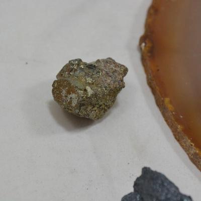Collection of Geodes, Hematite, Mica, Jasper + More