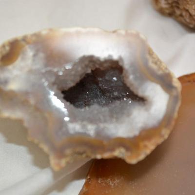 Collection of Geodes, Hematite, Mica, Jasper + More